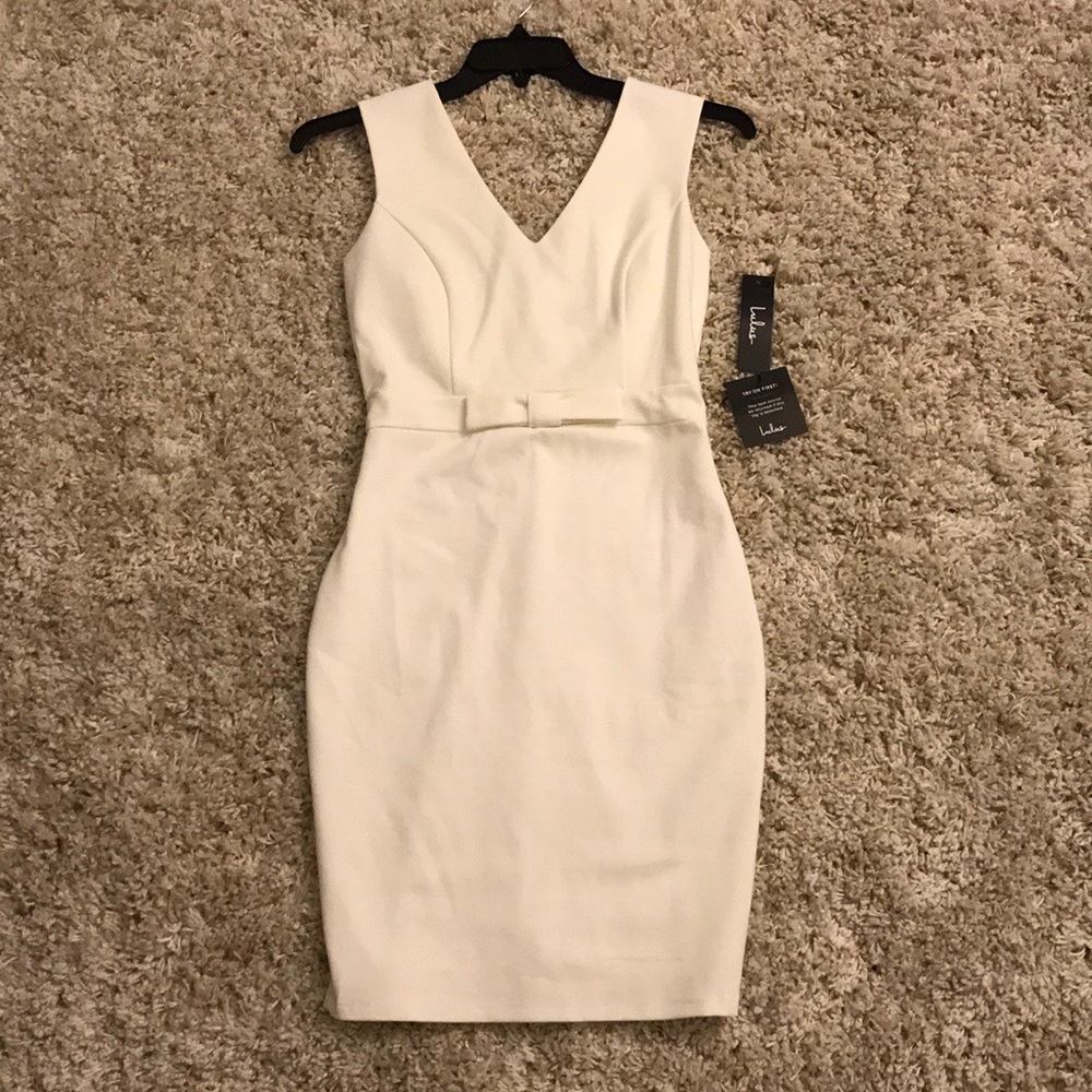 White Lulu's Bodycon Dress